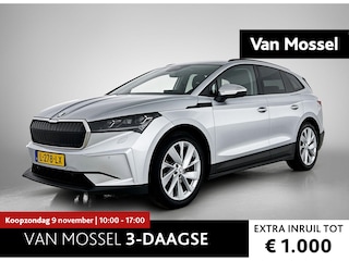 Skoda Enyaq iV 60 First Edition 180 PK | Automaat | Achteruitrijcamera | Elektrische Stoel | Stoelverwarming | Navigatie | Matrix Verlichting | Dodehoekdetectie | Adaptieve Cruise Control | Parkeersensoren | Apple Carplay & Android Auto |