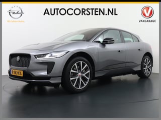 Jaguar I-Pace EV400 HSE 90kWh Panoramadak HUD Meridian™ Surround Sound Luchtvering Apple Carplay Android Auto Adap.Cruise Navi Ecc Camera DAB+ Stuurverwarming Elek.Stoelen+Memory+Ventilatie Lmv Adaptive Beam Light Zadelbruin Leder Draadloze GSM lader Voorruit-Stoelverwarming(+achter) Elek.Achterklep Matrix Led Keyless Rijstrooksensor Verkeersbord detectie Zeer compleet! 1e Eigenaar Dealeronderhouden €106.864,- Nieuwprijs