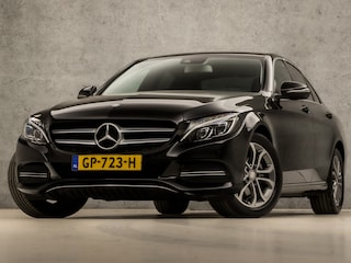 Mercedes-Benz C-klasse 180 Sport 157Pk Automaat (GROOT NAVI, LEDER, BURMESTER, STOELVERWARMING, ELEK SPORTSTOELEN, GETINT GLAS, CRUISE, PARKEERSENSOREN, NIEUWE APK, NIEUWSTAAT)
