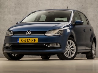Volkswagen Polo 1.2 TSI Sportline Automaat (5 DEURS, NAVIGATIE, LEDER/ALCANTARA, CLIMATE, STOELVERWARMING, LED KOPLAMPEN, SPORTSTOELEN, CRUISE, LM VELGEN, PARKEERSENSOREN, NIEUWE APK, NIEUWSTAAT)