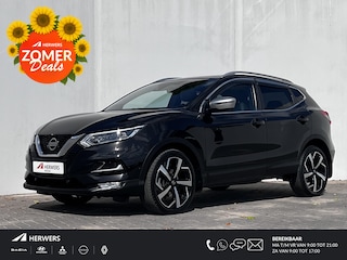 Nissan Qashqai 1.3 DIG-T Tekna + Automaat / 1.500kg trekgewicht! / Panoramadak / Navigatie / Apple Carplay Android / Leder / Camera 360° / 19" LM wielen / Winterwielenset inclusief /