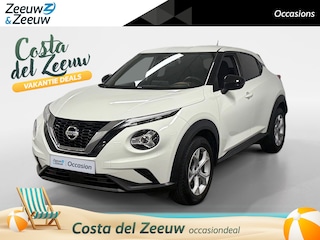 Nissan Juke 1.0 DIG-T Acenta AIRCO CAMERA STOELVERWARMING APPLE CARPLAY ANDROID AUTO CRUISE CONTROLE HOGE INSTAP DEALER ONDERHOUDEN ZEER MOOIE AUTO