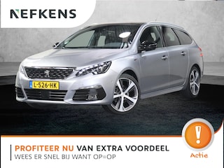 Peugeot 308 SW 130PK HDi GT | AppleCarPlay/AndroidAuto | Glazendak | Navigatie | Cruise Control | Climate Control | Camera | Massage | Keyless | LEER | Stoelverwarming | Privacy Glass | Isofix | Trekhaak |