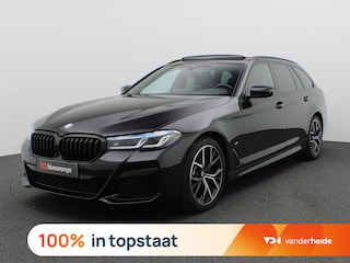 BMW 5-serie Touring 520i Business Edition Plus 184PK AUT8 M-Sport, Pano-Schuifdak, Laser-LED Koplampen, Stoelventilatie, Memorystoelen, Navi, Keyless, Achteruitrijcamera, Cruise Controle, Trekhaak, 19" LM Velgen
