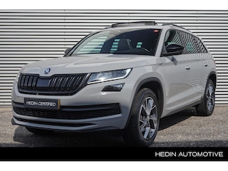 Skoda Kodiaq 2.0 TSI 4x4 Sportline Business / Nederlandse Auto / Eerste Eigenaar / Electrisch Schuifdak / Electrische trekhaak / Adaptieve Cruise Control / Electrisch verstelbare bestuurdersstoel /Navigatie / Apple Car Play / Parkeercamera