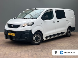 Peugeot Expert 2.0 BlueHDI 120 Long Premium DC 6 Persoons! | 2 Schuifdeuren | getint glas | Bluetooth | Airco | Dubbel Cabine! | 2 zitplaatsen rechtsvoor | Airco | Bluetooth telefoonvoorbereiding