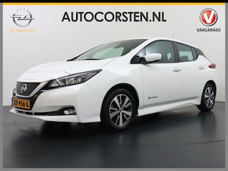 Nissan Leaf Acenta 40kWh Navi Adapatieve Cruise Camera Apple Carplay Android Auto Stuur+Stoel+Achterbank Verwarming DAB Keyless Led Lmv Bluetooth Rijstrooksensor met correctie Verkeersbord detectie Regensensor Origineel Nederlandse Auto
