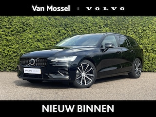 Volvo V60 T6 Plug-in hybrid AWD Ultra Dark H&K Audio | Head-up Display | Lederen dashboard | Stuurverwarming