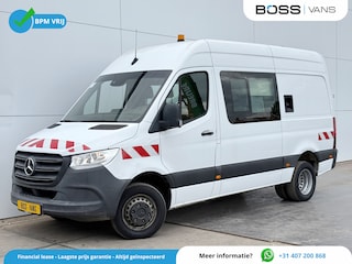 Mercedes-Benz Sprinter 514 2.2 CDI L2H2 Dubbele Cabine Dubbellucht Climate Control Cruise Control Carplay Trekhaak Camera Lucht geveerde bestuurdersstoel
