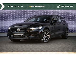 Volvo V60 2.0 T6 Plug-in hybrid AWD Plus Dark | Trekhaak | Adaptive Cruise Control | Panoramadak | 360 Camera | Harman/Kardon | Stuurverwarming | Stoelverwarming voor & achter | Power Seats | Sportstoelen |