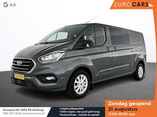 Ford Transit Custom 300 2.0 TDCI L2H1 Limited Dubbele Cabine Navi| Airco| 2 Schuifdeuren | Trekhaak| PDC| Carplay| DAB|