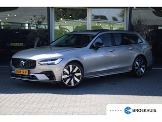 Volvo V90 2.0 T8 Plug-in hybrid AWD Ultra Dark | 360° Camera | Harman Kardon | Head-Up | Panoramadak | Adaptive Cruise | BLIS | Lederen Dashboard