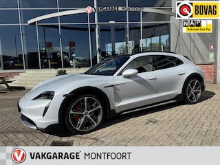 Porsche Taycan 4 S 93 kWh 572 PK|Btw Auto!|IJsgrijs Metallic|Bijrijder display|Head-up|Zeer exclusief: Leder-alcantara bekleding|Stoelkoeling/verwarming+stuur|Chrono|Panorama dak|Adaptive Cruise|performance Plus accu