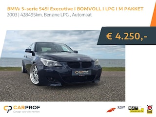 BMW 545i Executive I BOMVOLL I LPG I M PAKKET