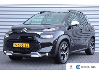 Citroën C3 Aircross 1.2 PURETECH 130PK SHINE AUTOMAAT / NAVI / CLIMA / LEDER / 17" LMV / PDC / CAMERA / KEYLESS / TREKHAAK / BLUETOOTH / CRUISECONTROL / NIEUWSTAAT !!