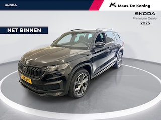 Skoda Kodiaq 1.5 TSI 150pk DSG Sportline Business 7p. · Camera · Elek. Trekhaak · Apple/Android Car Play · Elek. Bestuurdersstoel · 19'' Inch · Garantie t/m 06-06-2027 of 100.000km