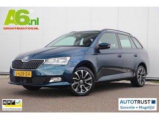 Skoda Fabia Combi 1.0 TSI Business Edition 95PK Carplay Android Navigatie 16 inch LMV Airco Cruise Control Parkeersensor Lava Blue Metallic!