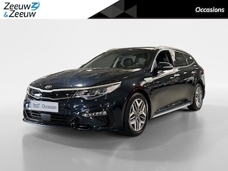 Kia Optima Sportswagon 2.0 GDI PHEV Dynamicplusline Edition | Trekhaak Afneembare Kogel + 13-Polige Stekker | Apple Carplay / Android Auto | Navi | Elektrisch Verstelbare Bestuurdersstoel + Geheugen | Licht + Regensensor | Parkeersensoren Voor + Achter | Parkeercamera Achter | Premium Geluidsinstallatie | Cruise Control Adaptief | Rijstrooksensor + Correctie