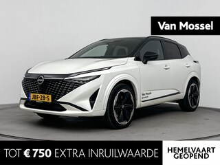 Nissan Qashqai 1.5 e-Power N-design | Stoel stuur en voorruitverwarming | 360 graden camera | Apple Car Play | Two Tone kleurstelling