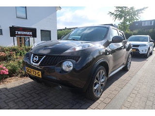 Nissan Juke 1.6 DIG-T 4X4 191pk Aut CARPLAY|NAVIGATIE|KEYLESS|LEDER|PDC|STOELVERWARMING|PERFECT ONDERHOUDEN