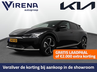 Kia EV6 Edition Advanced 77.4 kWh - SOH 98,3% - Stoel-/stuurverwarming - Navigatie - Adaptive Cruise Control - Sensoren voor & achter - Fabrieksgarantie tot 03-2031