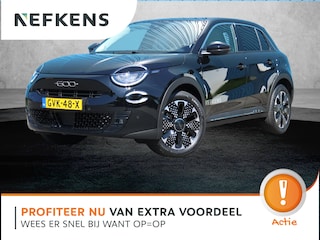 Fiat 600 1.2 110PK Hybrid La Prima | Adaptieve cruise control | Stoelverwarming | Navigatie | Camera | Apple Carplay/ Android Auto | Climate control | Dodehoek waarschuwing | 360° parkeersensoren