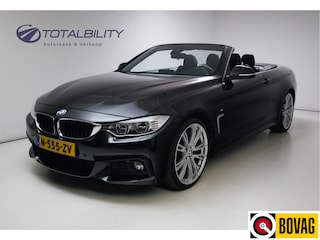BMW 4-serie Cabrio 428i M Sport 285 PK | Leer | Elektrisch verst.voorstoelen | Stoelverwarming | Navigatie Rijstrooksensor, 20 inch, Nekverwarming, Led verlichting, PDC v+a