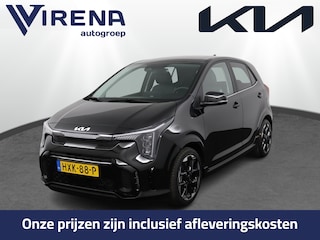 Kia Picanto 1.0 DPI GT-Line Apple Carplay/Android Auto - Achteruitrijcamera - Navigatie - Cruise Control - Stoel/-stuurverwarming - Schuif/-kanteldak - Fabrieksgarantie tot 2032