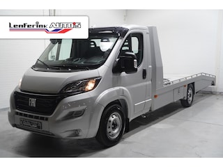Fiat Ducato 2.2 Mjet 140 pk Autotransporter Tijhof BPM vrij Airco, Trekhaak 3.000 kg, Cruise control, Nieuw 2024, 3-Zits
