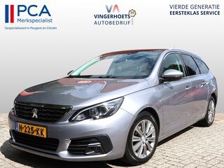 Peugeot 308 SW 130 Pk Premium Allure SW Benzine Zwart Lederen Bekleding * Elektrisch en Verwarmde Stoelen met Massage * Panoramadak * Achteruitrij Camera * Dodehoekdetectoren * L.M. Velgen * Navigatie * Climate & Cruise Control * Vingerhoets; Vierde Generatie Eersteklas Service !