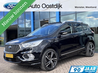 Ford Kuga 1.5 EcoBoost Vignale 150PK Afn. Trekhaak Panodak Adaptive Cruise Winterpack Vol-Leder Elek. Stoelen Blind-Spot Climate Dealer Onderhouden *Full Options*