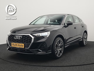 Audi Q3 45 TFSI e S Line Plug In Hybrid 245pk Dealer O.H PHEV | Adaptive Cruise | Alcantara Sportstoelen Verwarmd | Bluetooth | Lane Assist | Blis | Sfeerverlichting | Navigatie | Virtual | DAB | 20"LM |
