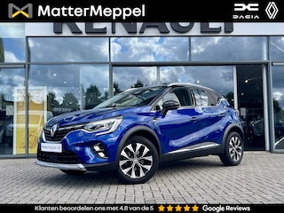 Renault Captur 1.0 TCe 90 Techno | Groot Scherm | Stoel+Stuur+Voorruit Verwarming | All Seasons | Draadloze Telefoonlader | Camera+Parkeersensoren | Navigatie | Dakrails | Climate Control | Two-Tone | Lichtmetaal | Apple CarPlay./Android Auto