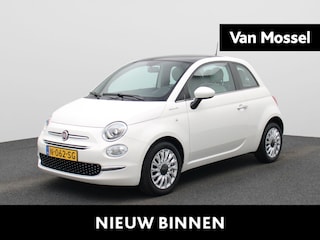 Fiat 500 1.0 Hybrid Dolcevita | PANORAMADAK | AIRCO| LEDEREN STOELEN | LICHTMETALEN VELGEN |