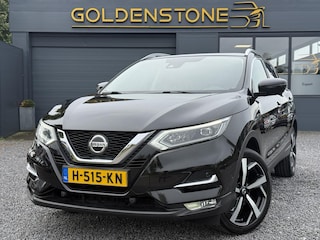 Nissan Qashqai 1.3 DIG-T Tekna + 2e Eigenaar,Pano,Navi,Camera,Trekhaak,Stoelverwarming,Clima,Cruise,Pdc V+A,Keyless,Halfleder,Dealer Onderhouden,Apk tot 03-2026