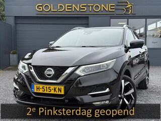 Nissan Qashqai 1.3 DIG-T Tekna + 2e Eigenaar,Pano,Navi,Camera,Trekhaak,Stoelverwarming,Clima,Cruise,Pdc V+A,Keyless,Halfleder,Dealer Onderhouden,Apk tot 03-2026