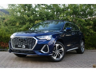 Audi Q3 35 TFSI S-Line | Panoramadak | Camera | Apple carplay | Dodehoek | Keyless | Elektrische kofferbak | Navara blau