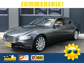 Maserati Quattroporte 4.2 V8 401PK Duo Select YOUNGTIMER Navi Schuifdak Leder Bose Xenon Lage km stand 2 Sleutels + Boekjes