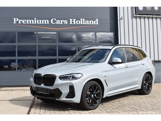 BMW X3 xDrive30e M-Sport Pakket 292 Pk Brooklyn Grau 12-2021 Laser Led Pano Navi Leder HUD Camera Carbon Trekhaak 20 Inch