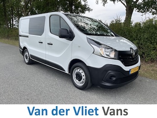 Renault Trafic 1.6 dCi 126pk E6 Comfort 3 zits BPM Vrij! Lease €240 p/m, Airco, Navi, Trekhaak, PDC, Volledig onderhoudshistorie aanwezig