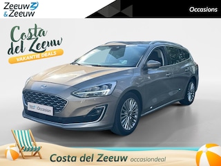 Ford Focus Wagon 1.0 EcoBoost Vignale 125pk | Stoel- stuur en voorruitverwarming | Trekhaak | Adaptieve cruise control | HUD