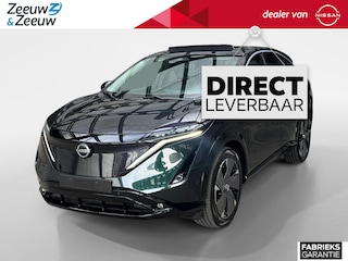 Nissan Ariya Evolve 66 kWh |Schuif-kanteldak| Stoelverwarming en Koeling voor| Stuurverwarming| Elektrische achterklep en stoelen met geheugenstand|