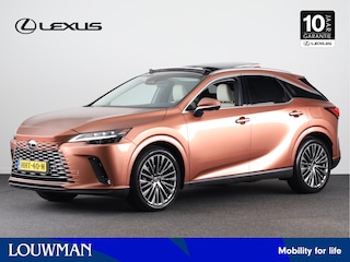 Lexus RX 450h+ Plug-in Hybrid President Line Limited | Afneembare Trekhaak | Alarm klasse 5 Voertuigvolgsysteem inbegrepen | Elektrisch glazen panoramadak |