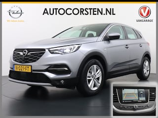 Opel Grandland X T 131pk 360Camera Navi 1/2Leer Apple/AndroidPdc Dab Ecc Tel. Isofix Mistlampen Blindspot Lane-dep. Bordherk. Usb Bluetooth CruiseControl Licht-/Zichtpakket Elek.Inkl.spiegels Elek.Ramen Led 17''LM 1.2 Turbo Business Elegance NL-auto! B- klasse EURO 6 Origin.NLse auto Volledig Dealer onderhouden laatste beurt bij 101.000km