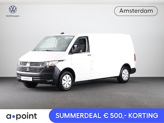 Volkswagen Transporter 2.0 TDI L2H1 28 Comfortline 110 pk | Verlengde garantie | Navigatie| Lederen stuurwiel | Trekhaak | Parkeersensoren achter | Cruise control | Apple Carplay/Android Auto |
