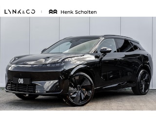 Lynk & Co 08 345PK More Black Edition | 200km Hybride | Stoelmassage, Verwarming en Ventilatie | Panoramadak | Matrix LED | Harman Kardon | 360° Camera | Getint glas | Bestuurdersstoel met geheugen | Sfeerverlichting | Apple Carplay, Dodehoekassistent | Adaptive Cruise Contol