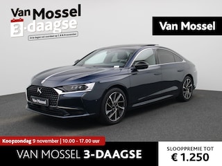 DS 9 E-Tense RIVOLI + | PANORAMADAK | ACHTERUITRIJCAMERA | ELEKTRISCH BEDIENBARE ACHTERKLEP | APPLE CARPLAY - ANDROID AUTO | STOELVERWARMING | ELEKTRISCH BEDIENBARE VOORSTOELEN | ADAPTIVE CRUISE CONTROL | CLIMATE CONTROL | LEDEREN STOELEN | PARKEERSENSOREN |