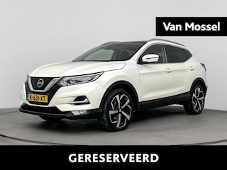 Nissan Qashqai 1.3 DIG-T Tekna | Apple Carplay & Android Auto | TREKHAAK | Stoelverwarming | NAVI | 360 camera | Parkeersensoren | Panorama dak