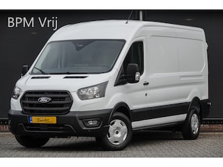 Ford Transit L3H2 2.0Tdci 130Pk | 350 | Trend | Virtual Cockpit | Achteruitrijcamera | 270° Achterdeuren | Frozen White