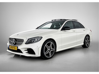 Mercedes-Benz C-klasse 180 AMG-line | Night pakket | Panorama Schuifdak | Alarm klasse 3 SCM | MultiBeam Led | 360gr Camera en parkeersensoren | Sfeerverlichting Inclusief 24 maanden MB Certified garantie voor Europa.
